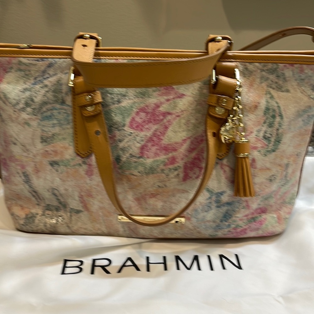 Multicolored Brahmin like new.